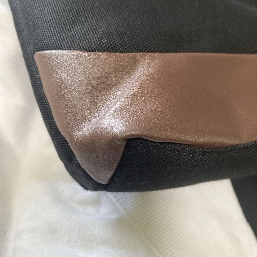 DTBG Laptop Tote Bag Black Nylon 15in Briefcase Messenger Shoulder Bag Unisex